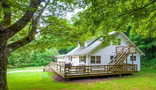 Mountain Creek - Spacious, Creekside Mountain Home, Great Fishing! in Sylva
