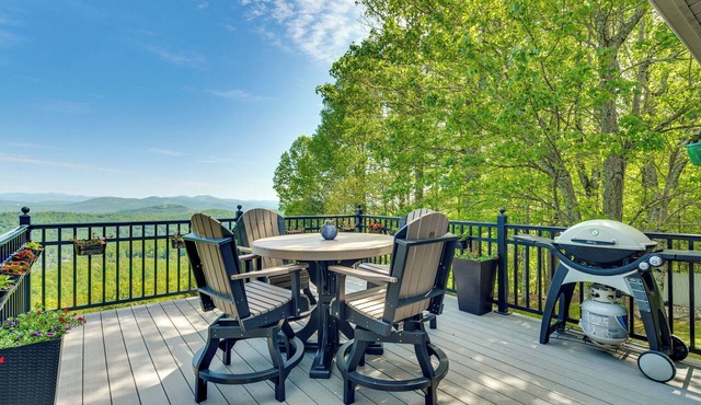 Mtn-View Hilltop Home, 5 Mi to Hendersonville