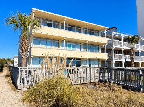 Oceanfront Ground Floor Walk to Shops Steps to Sand Grand Strand I 1