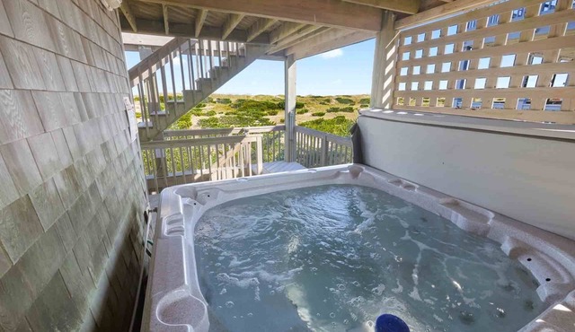 Oceanfront Salvo Home w/Private Pool, Hot Tub, Game Room. Time for Indulgence!