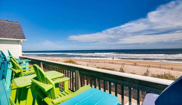 Premier Oceanfront 7BR in Quiet Rodanthe with Private Pool, Hot Tub, Game Room
