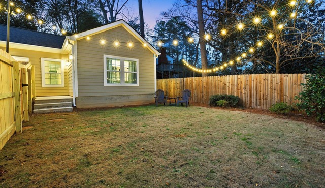 Private Home w/Fenced Yard, King Bed & Workspace, Decatur