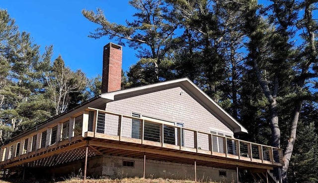Secluded Oceanfront Cottage with Wrap-Around Deck near Acadia National Park, Sullivan, Maine
