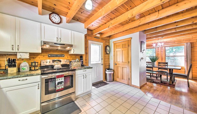 Spacious Down East Cabin w/ Deck + Views!