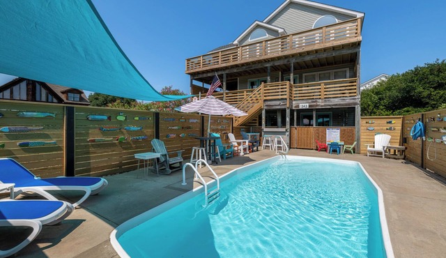 The Pup Deck - Duck, Carolina Dunes, 420 Yds to Beach, Pool, Hot Tub, Pets OK, Flex Stays