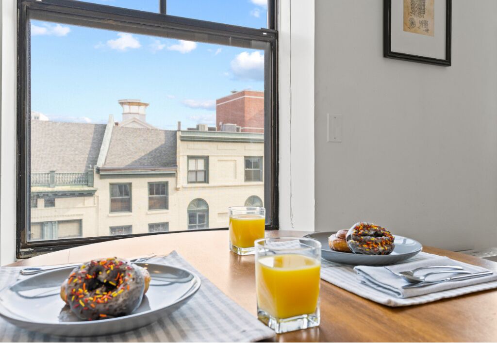 Downtown Portland Condo | Gem on Congress - King Bed, Free Parking, Dog & Family Friendly, Modern Condo