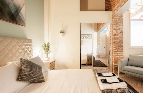 Downtown Apartment | 2 Bedroom Historic Brick Getaway with Wifi