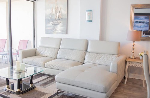 Arcadian Shores Condo | Oceanfront Stylish-Striking -Just Remodeled-Family building with a Pool & Tennis