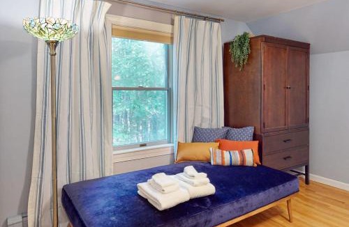 Bath House | Woodland home with screened porch, 2 living rooms - near historic waterfront