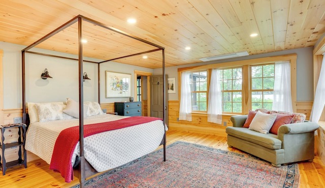 Dock & Beach Access! Waterfront Home on Kezar Lake