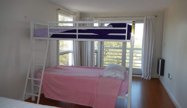 Outstanding sea views of pine in this 2-bedroom apartment on the beach