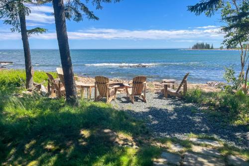 Oceanfront Prospect Harbor House w/Deck, View